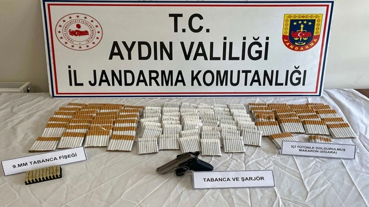 Aydın'da jandarmadan kaçak sigara operasyonu!