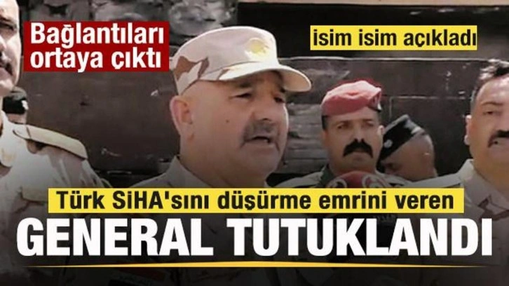 Bağdat gereğini yaptı: O general tutuklandı! Derin bağlantıları ortaya çıktı