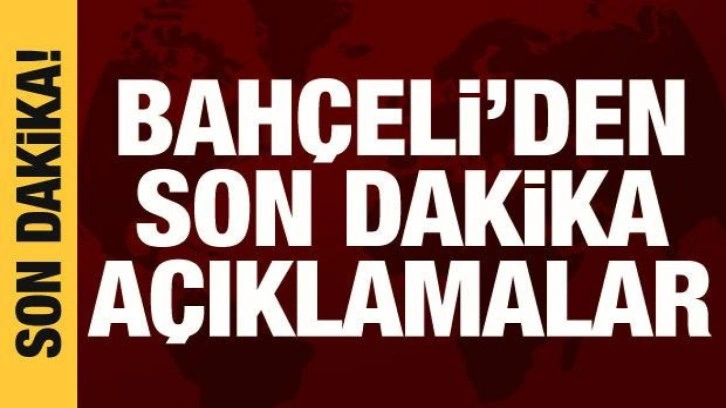 Bahçeli Kayseri mitinginde konuşuyor