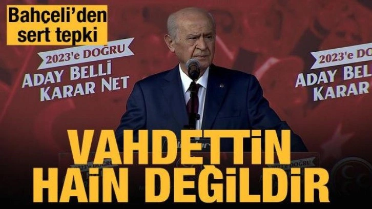 Bahçeli'den Soyer'e tepki: Vahdettin hain değildir!