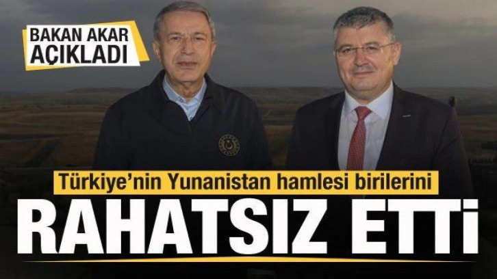 Bakan Akar açıkladı! Türkiye'nin Yunanistan hamlesi birilerini rahatsız etti