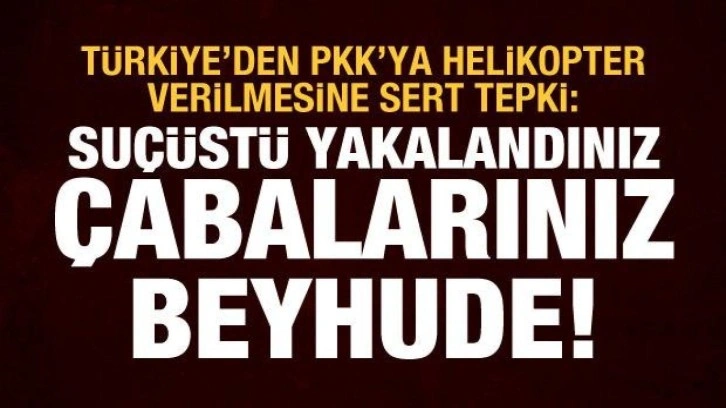 Bakan Akar'dan PKK'lı teröristlere helikopter verilmesine tepki: Bunlar beyhude çabalar