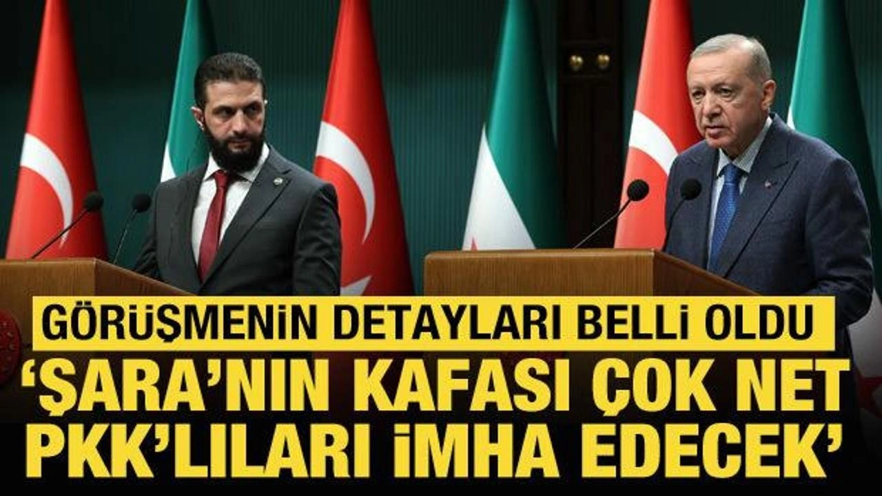 Bakan Fidan: Şara'nın kafası çok net! PKK'lıları imha edecek