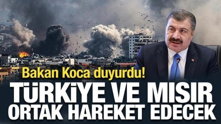 Bakan Koca duyurdu: Türkiye ve Mısır ortak hareket edecek!