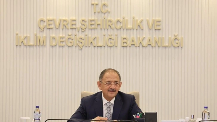 Bakan Özhaseki: Hedef bir yıl içinde bitirmek