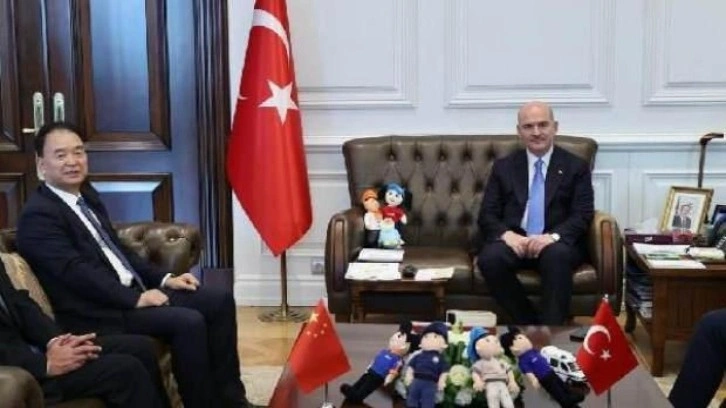 Bakan Soylu, Çinli bakan yardımcısı ile görüştü