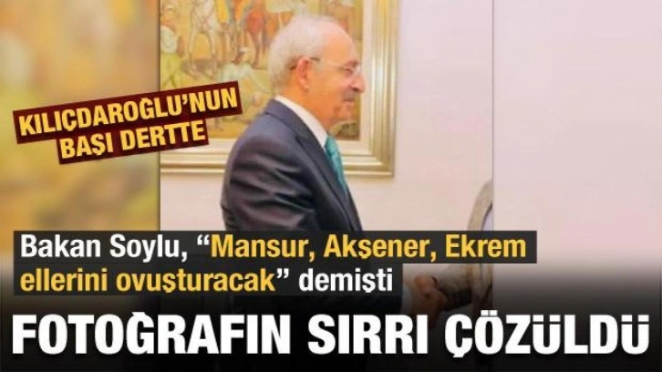 Bakan Soylu'nun paylaştığı Kılıçdaroğlu ile ilgili esrarengiz fotoğrafın gizemi çözüldü - idrak34.com