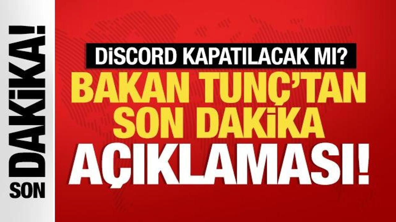 Bakan Tunç: Suç teşkil eden içeriklerle ilgili adli soruşturmalar başlatıldı