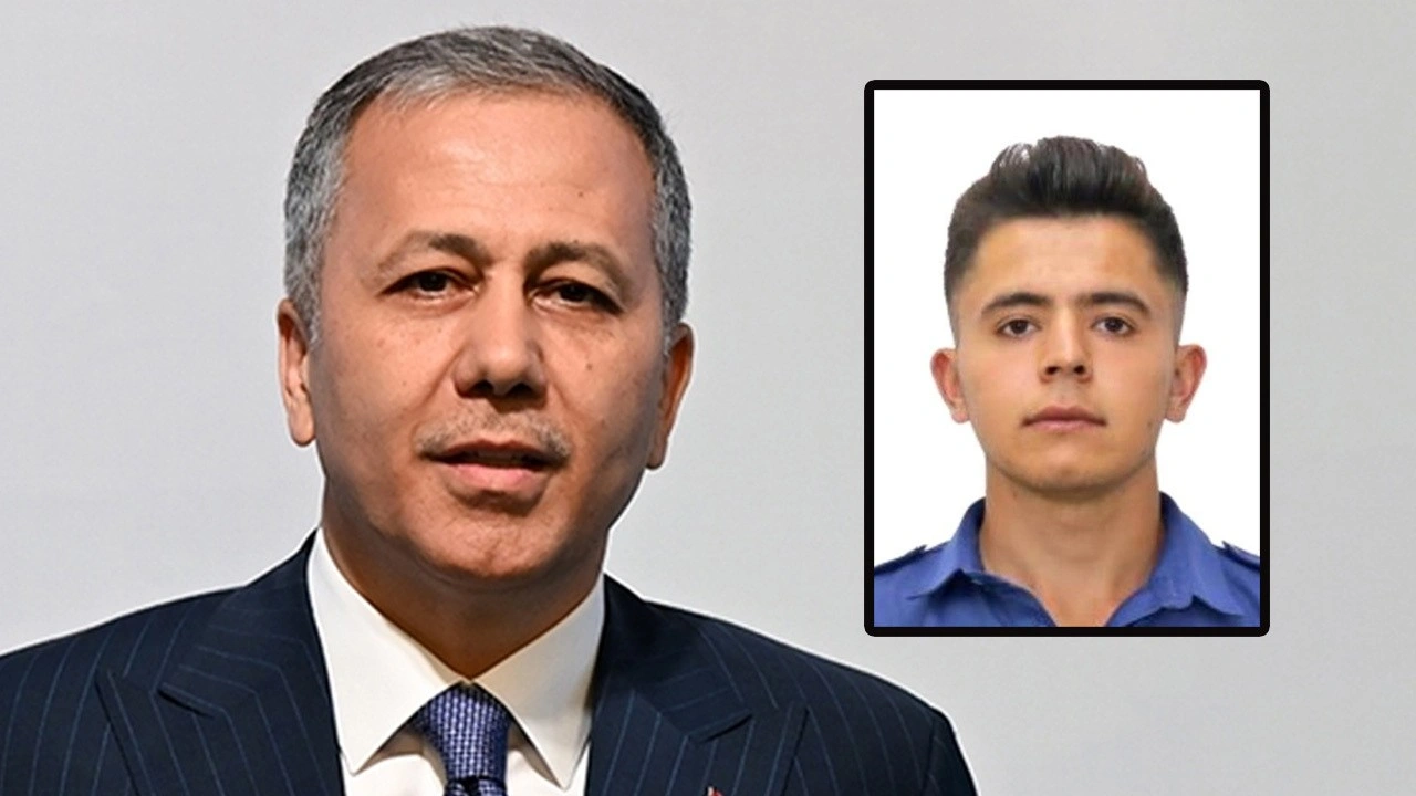 Bakan Yerlikaya'dan şehit polis memuru için başsağlığı mesajı