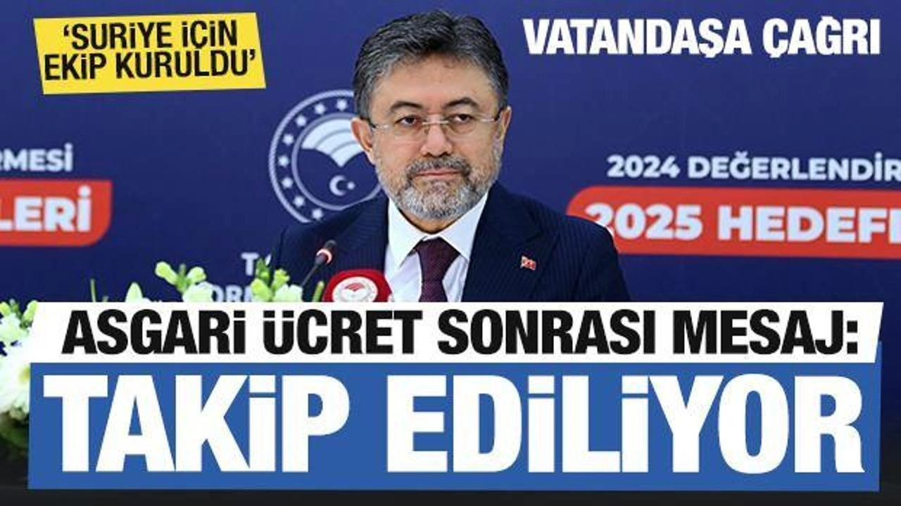 Bakan Yumaklı'dan fahiş fiyat açıklaması! Vatandaşlara çağrı...Suriye için ilk adım