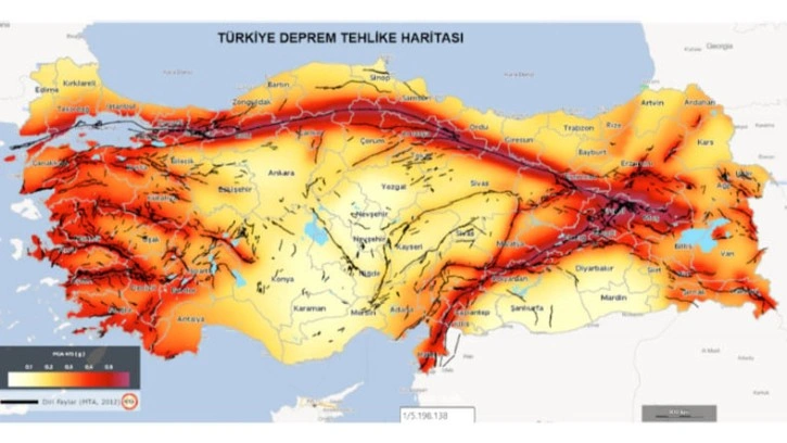 Baktığınız Bu Deprem Haritası Aslında Güncel Değil!