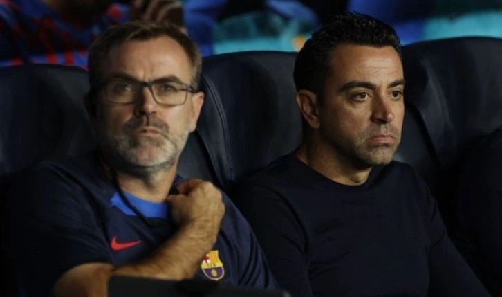 Barcelona'da Xavi Hernandez'den Manchester United sitemi