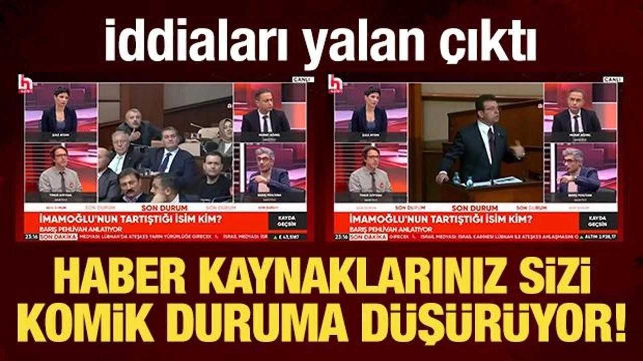 Barış Pehlivan'ın iddiaları yalan çıktı: Haber kaynaklarınız sizi komik duruma düşürüyor!