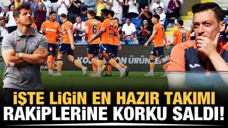 Başakşehir'den rakiplerine gözdağı!