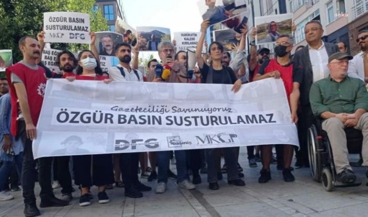 Basın meslek örgütleri, bir aydır tutuklu olan 16 gazeteci için buluştu