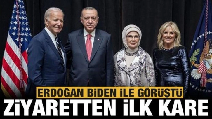 Başkan Erdoğan ABD Başkanı Biden ile görüştü