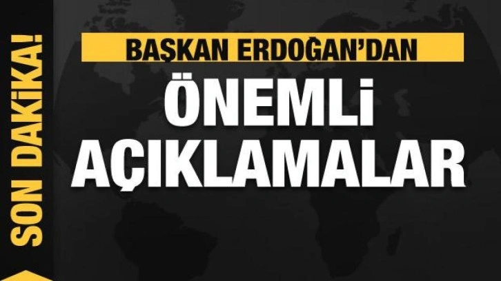 Cumhurbaşkanı Erdoğan: Skandallarla önümüzü kesmeye çalışıyorlar