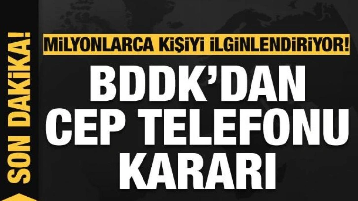 BDDK'dan cep telefonları için kredi ve taksit düzenlemesi