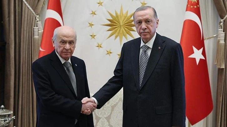 Beştepe'de Erdoğan-Bahçeli görüşmesi başladı