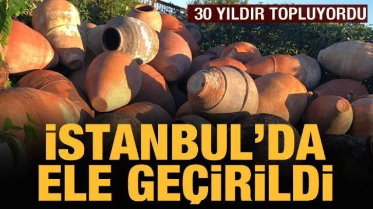 Beykoz'da 10 TIR dolusu tarihi eser ele geçirildi