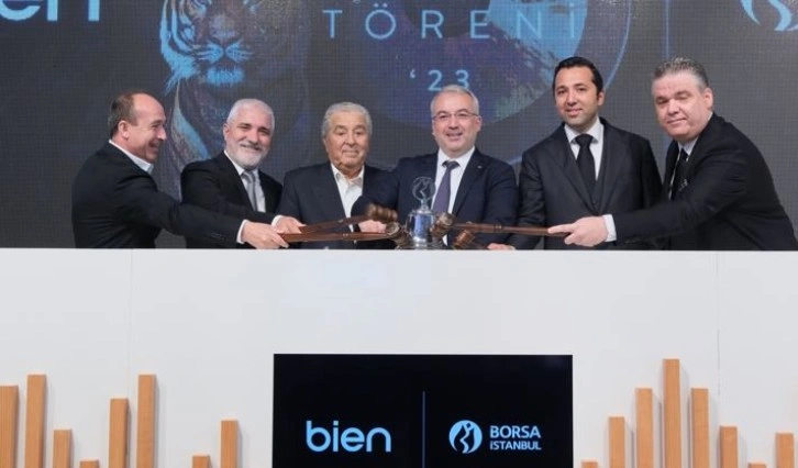 BİEN için Borsa İstanbul'da gong töreni düzenlendi