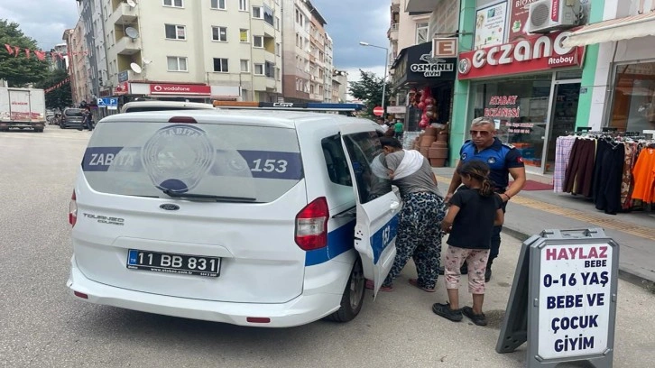 Bilecik'te zabıtalardan vatandaşları rahatsız eden dilencilere ceza!