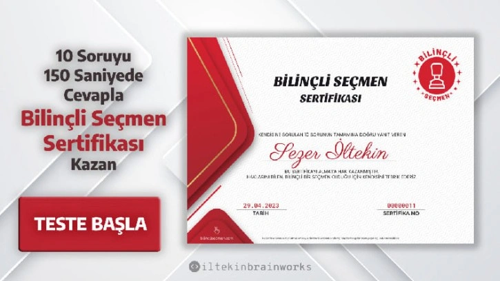 Bilinçli Seçmen Olup Olmadığınızı Gösteren İnternet Sitesi