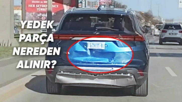 Bir Fiat Palio, TOGG’a Arkadan Çarptı