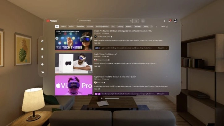 Bir Geliştirici, Vision Pro'ya Özel "YouTube" Geliştirdi - Webtekno