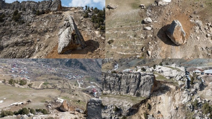 Bir köy tehlike altında! Depremde ikiye bölündü!