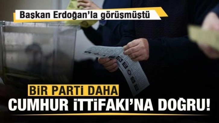 Bir parti daha Cumhur İttifakı'na doğru! Canlı yayında açıkladı