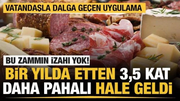 Bir yılda etten 3,5 kat daha pahalı hale geldi... 