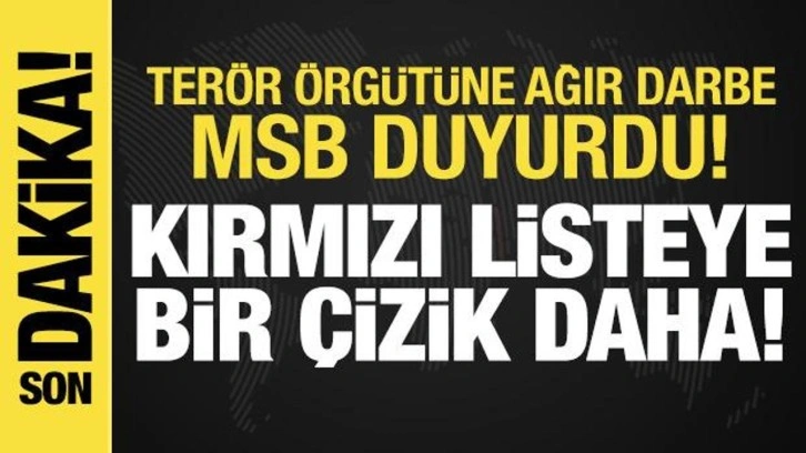 Biri kırmızı listede yer alan 4 PKK'lı terörist etkisiz hale getirildi!