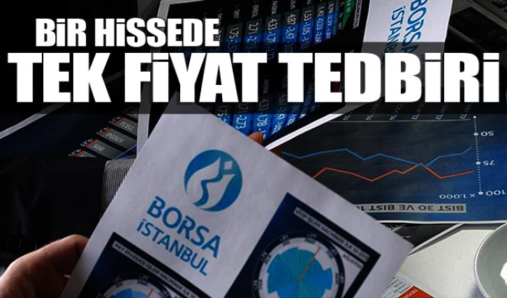 BİST bir hisseye 'tek fiyat tedbiri' getirdi