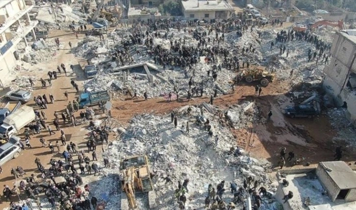 BM'den sınır ötesi yardımlar kapsamında Suriye'deki depremzedelere insani yardım