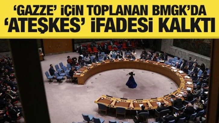 BMGK'nın Gazze tasarısında ateşkes ifadesi kaldırıldı