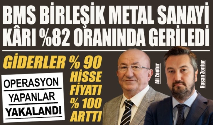 BMS Birleşik Metal Sanayi'nin kârı yüzde 82 oranında geriledi