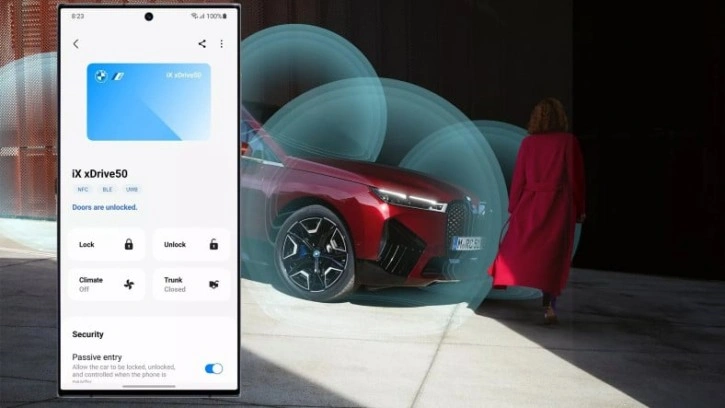 BMW, Digital Key Plus Özelliğini  Android'e de Getirdi