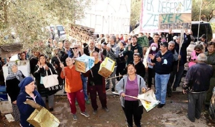 Bodrum’da köylüler RES için yapılan ÇED toplantısını protesto etti