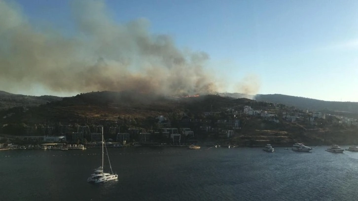 Bodrum'daki yangın kontrol altında