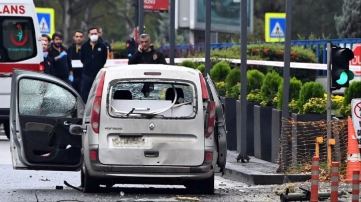 Bombalı saldırı girişiminde bulunulan İçişleri Bakanlığı bölgesinden ilk görüntüler geldi