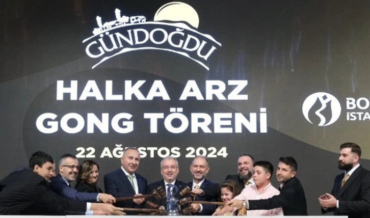 Borsa İstanbul’da gong Gündoğdu Gıda için çaldı