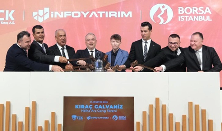 Borsa İstanbul’da gong Kıraç Galvaniz için çaldı