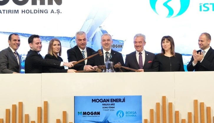 Borsa İstanbul’da gong MOGAN Enerji için çaldı