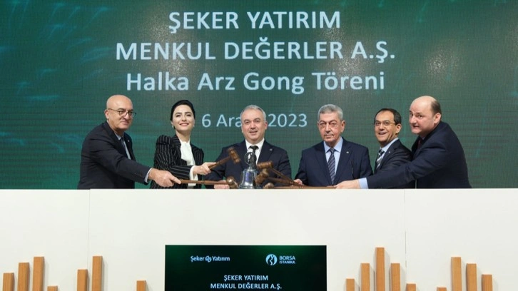 Borsa İstanbul’da gong Şeker Yatırım için çaldı