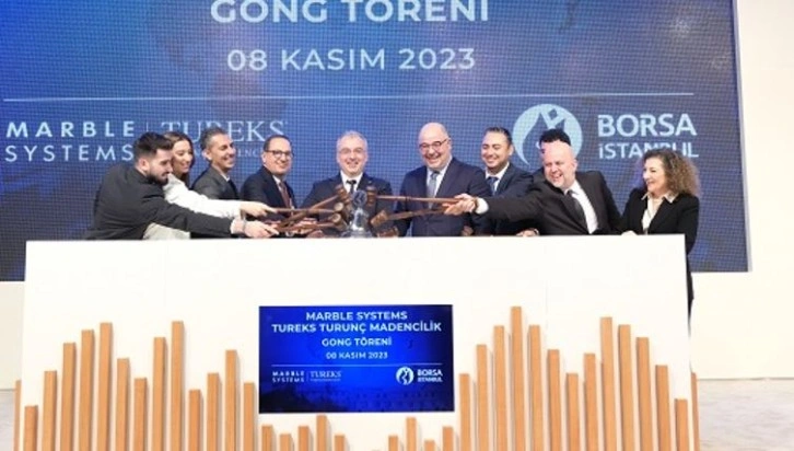 Borsa'da gong Tureks Turunç için çaldı