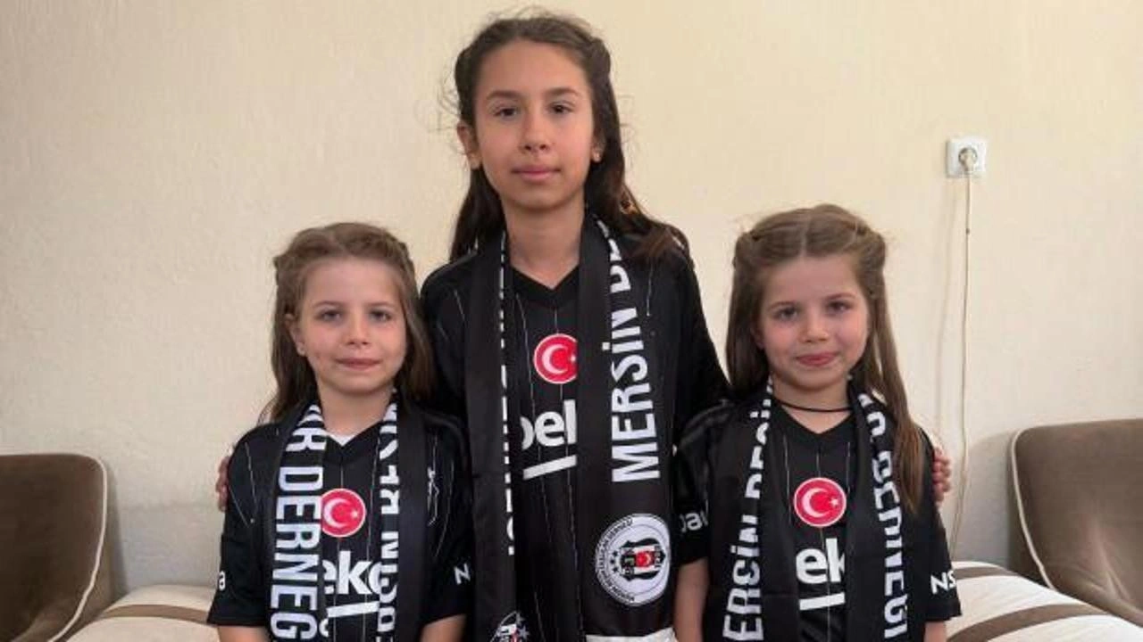 Böylesi hiç görülmedi! Beşiktaş aşkı Mersinli babaya bunu yaptırdı! Kızlarına...