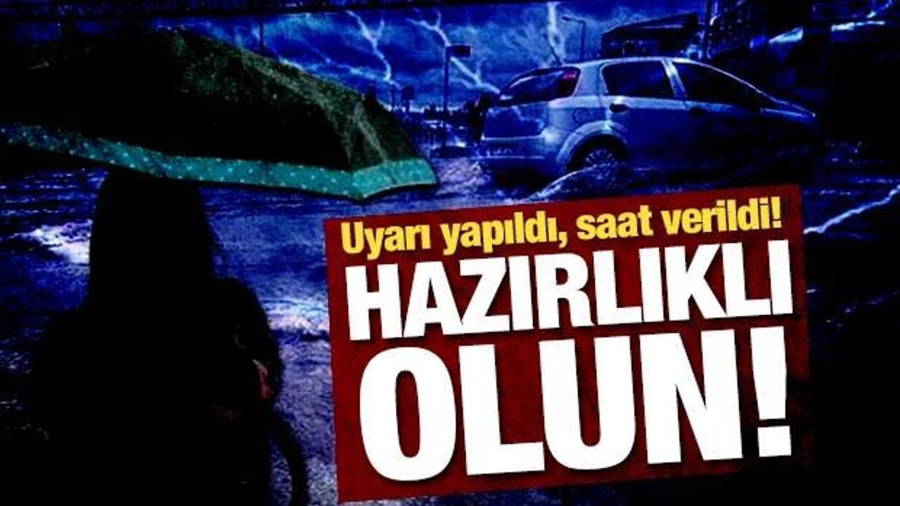 Bu illerde yaşayanlar dikkat! AFAD'dan sağanak ve fırtına uyarısı