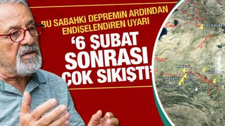 Bu sabah yaşanan depremin ardından endişelendiren uyarı: '6 Şubat sonrası çok sıkıştı'