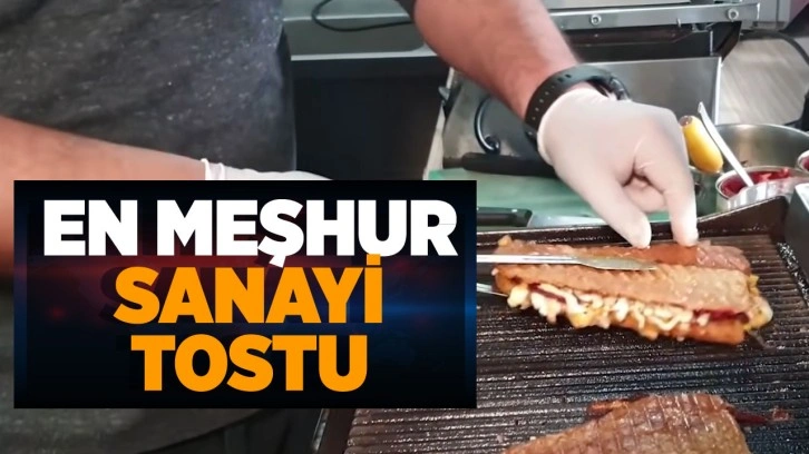 Bu tostu yemeye sanayiye gidiyorlar 40 yıllık ustanın yumurtalı salçalı sucuklu efsane tostu